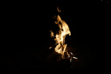 fire at night