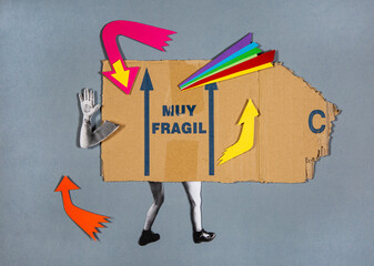 Fragile LGBT collage