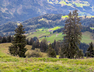 Mountains in the valley