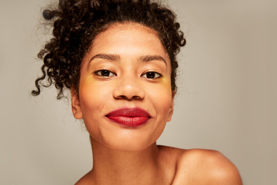 Happy woman portrait