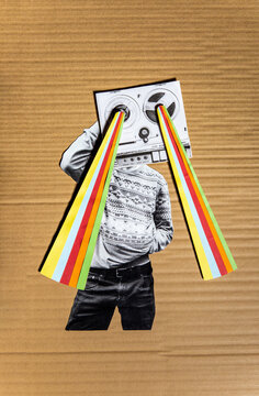 Tapehead collage