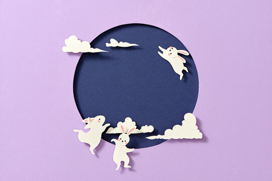 Hhappy mid autumn and full moon night