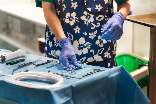 Closeup of Medical Instruments
