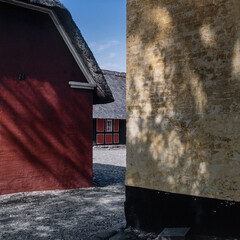 Historical farmhouse Jutland Denmark.