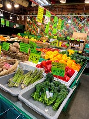vegetables at the market