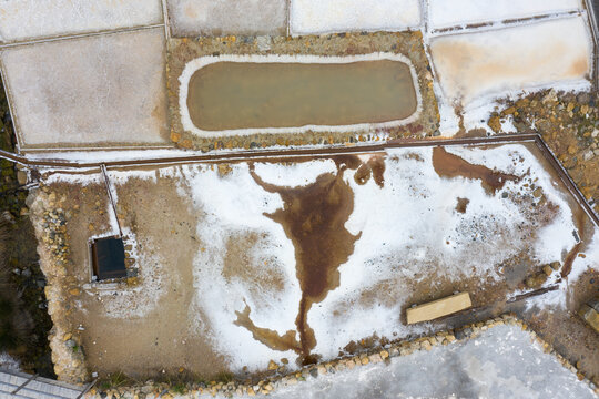 aerial image of salt valley