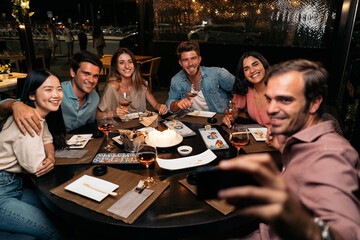 Friends Taking Selfie