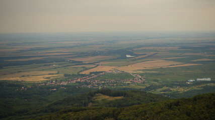 Panoramic view near the Slovak town of Modra