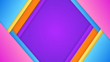 colorful abstract background with overlap layer