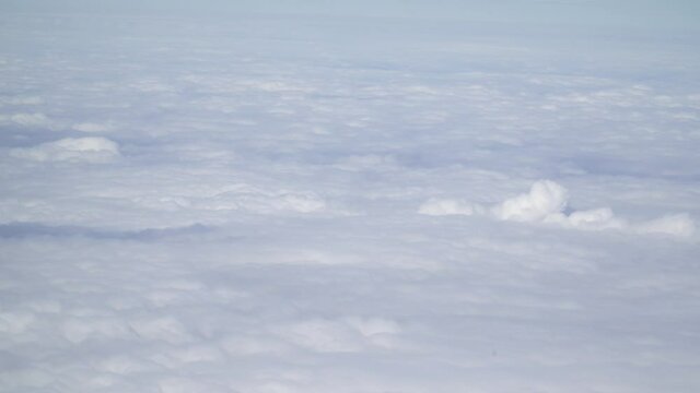 Flying above the clouds in Europe