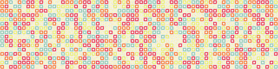 Abstract Geometric Pattern generative computational art illustration