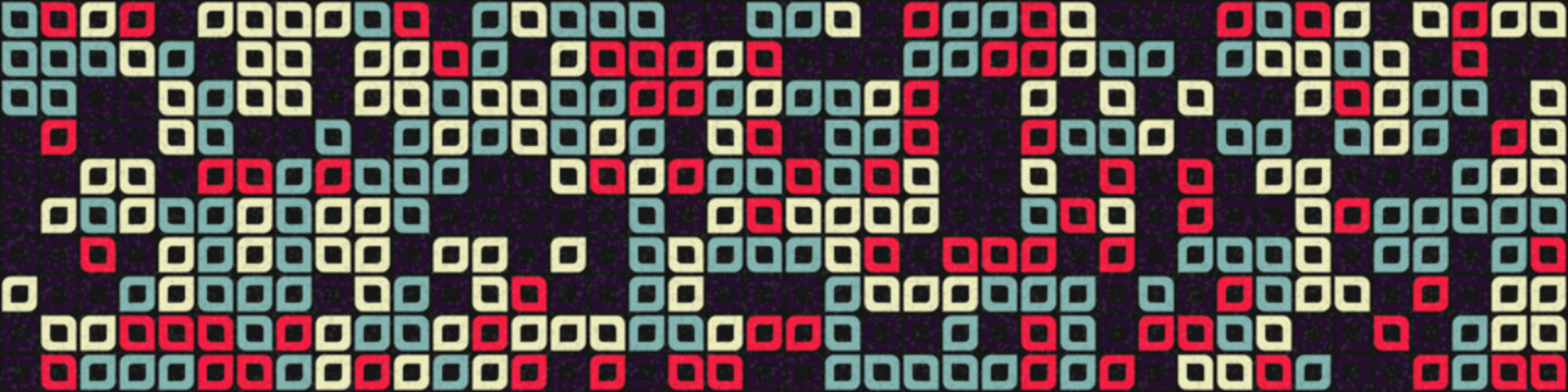 Abstract Geometric Pattern generative computational art illustration