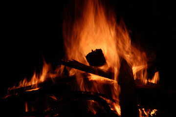 Osterfeuer, Hamburg, 2020