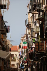 Street in Cefalù, Sicily Italy