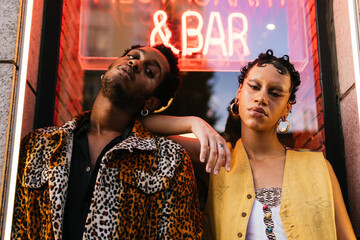 African queer couple