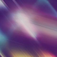 abstract composition, diagonal blue strokes on a purple background and a flash of light in the center, blurred background.