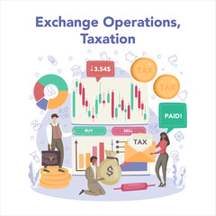 Financial advisor or financier concept. Business character making