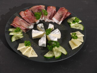 Käse-Schinken-Platte