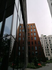 modern office buildings