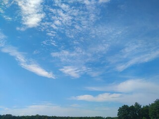 Fototapeta Przepiękne niebo z chmurami obraz