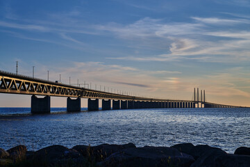 Fototapeta na wymiar Oresund Bridge Malmö