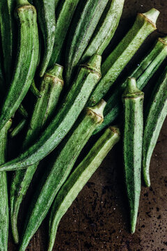 Raw Okra