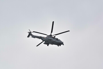 Fototapeta na wymiar Hélicoptère de reconnaissance de l'armée de terre française