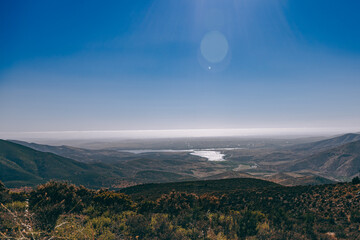 view from the top of the mountain