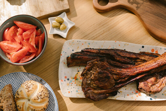 Beef tomahawk