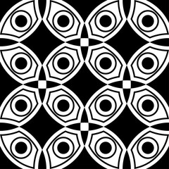 Abstract vector seamless pop art pattern. Pop art, graphic ornament. Optical illusion.