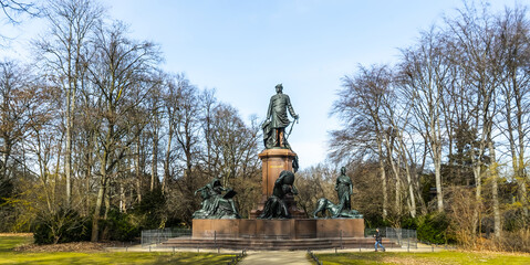 Bismarck statue and memorial in Berlin Germany - travel photography