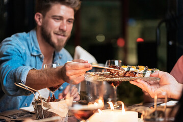 Group of Friends Having Dinner