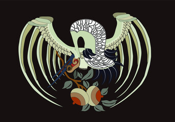 Chinese style shadoof image.