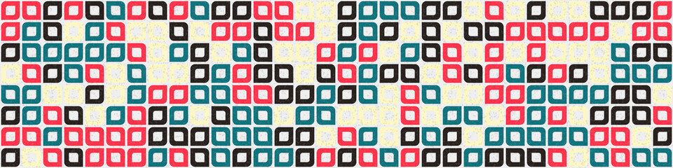 Abstract Geometric Pattern generative computational art illustration