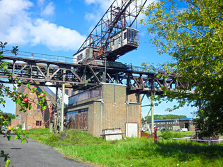 Krananlage der Bekohlungsanlage im ehemaliegen Kraftwerk