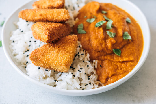 Tofu katsu curry