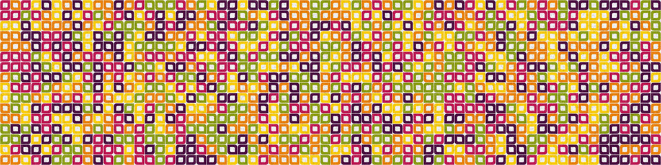 Abstract Geometric Pattern generative computational art illustration