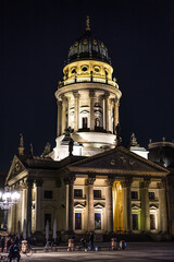 Fototapeta na wymiar German cathedral at Gendarmenmarkt Berlin - travel photography