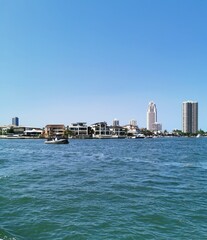 Obraz premium Surfers Paradise at Gold Coast, Australia Queensland, January 2nd 2020