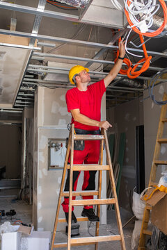 Indoor construction site