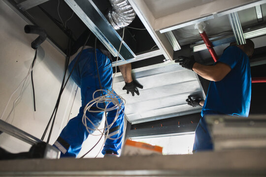 Indoor construction site