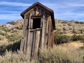 Bodie, Ghost town, Sierra Nevada in California, The Town established 1861 and grew to an estimated 10'000 people, The people left the town 1933