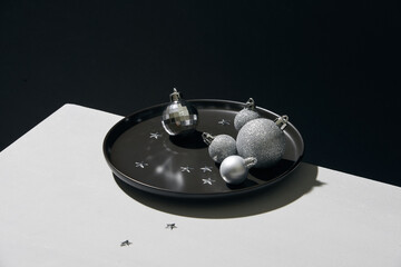 Holiday place setting background