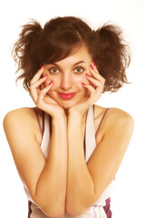 Fototapeta premium young pretty woman