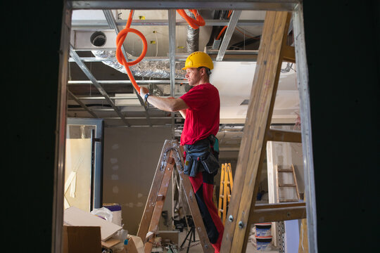 Indoor construction site