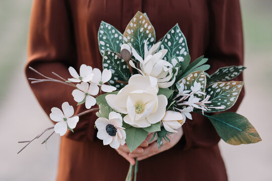 Delicate Handmade Paper Flowers Bouquet