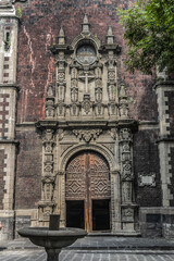 Santa Veracruz Church in the historic center of Mexico City is one of oldest religious...