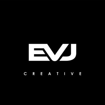 EVJ Letter Initial Logo Design Template Vector Illustration