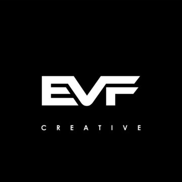 EVF Letter Initial Logo Design Template Vector Illustration