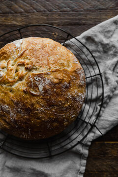 Freshly baked bread